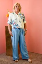 Basic linnen broek lichtblauw, Ophalen of Verzenden, Nieuw