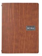 Leder Serie Ruga Bonded leather menukaart A4, Verzenden, Nieuw in verpakking