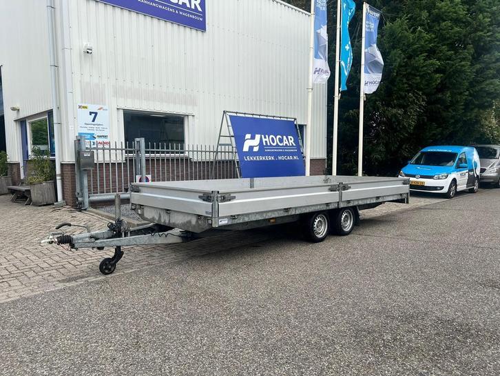 HAPERT plateauwagen aanhangwagen 505x200cm 2700kg, Auto diversen, Aanhangers en Bagagewagens, Gebruikt, Ophalen