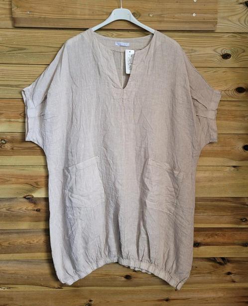 Comfortabele linnen jurk met zakken en raglan mouw , kleur, Kleding | Dames, Jurken