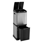 2dekans | SVITA Roestvrijstalen Pedaalemmer met, Huis en Inrichting, Woonaccessoires | Prullenbakken, Ophalen of Verzenden, Zo goed als nieuw