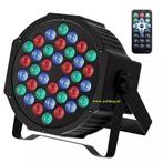 Par led discolamp disco lamp RGB verlichting DMX 36W + Afst., Verzenden, Nieuw