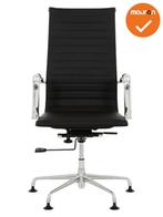 Design vergaderstoel Assemblee hoge rug - NIEUW - Zwart- met, Vergader- of Presentatieruimte, Ophalen of Verzenden, Nieuw zonder verpakking