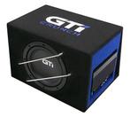 Crunch GTI-800A - Subwoofer in kist - 20 cm - 400 Watt, Nieuw, Ophalen of Verzenden