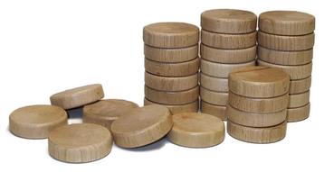 HOT Games sjoelstenen set - 30 stuk van €17,99 voor €14,39 beschikbaar voor biedingen