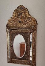 Spiegel - koper, glas, hout - OUD HOLLANDSE INTERIEUR