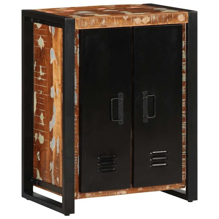 vidaXL Dressoir 55x35x70 cm massief gerecycled hout, Huis en Inrichting, Kasten | Dressoirs, 25 tot 50 cm, Nieuw, 50 tot 100 cm