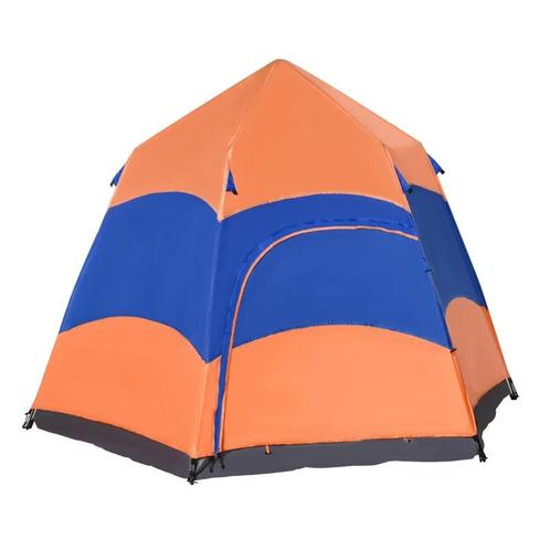TRUUSK Quick Up Tent Dubbelwandige Tent Outdoor Familietent, Caravans en Kamperen, Overige Caravans en Kamperen, Nieuw, Verzenden