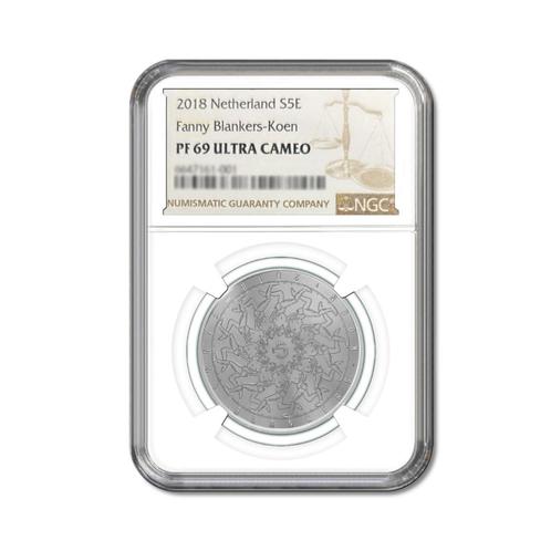 Fanny Blankers-Koen Vijfje 2018 Silver Proof (PF69 Ultra, Postzegels en Munten, Munten | Nederland, Verzenden