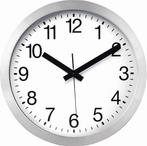 2dekans | Perel Wandklok, rond, analoog, 30 cm,, Ophalen of Verzenden, Zo goed als nieuw