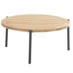 Yoga salontafel 73xH35 cm antraciet natural teak 4-Seasons, Ophalen of Verzenden, Nieuw