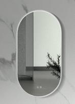 Spiegel 100 x 50 cm ovaal met ledverlichting en verwarming, Ophalen of Verzenden, Nieuw, Koper, Overige typen