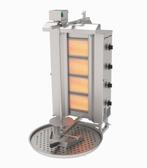 Naomi Grills EC.O.4.G | Gas Döner Grill | 4 Branders | Boven, Ophalen of Verzenden, Nieuw in verpakking