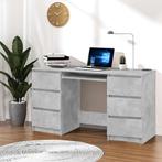 Bureau 140cm Betongrijs - Retourdeal - 35% Korting!, Huis en Inrichting, Ophalen of Verzenden, Nieuw, Bureau