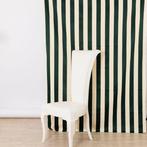 Groene en beige gestreept - Elegant tweed - Textiel - 250 cm