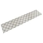 vidaXL Keukenmat wasbaar geblokt 60x300 cm fluweel, Verzenden, Nieuw