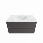 MONDIAZ VICA-DLUX 90cm badmeubel onderkast Dark grey 2, Ophalen of Verzenden, Nieuw, Bad