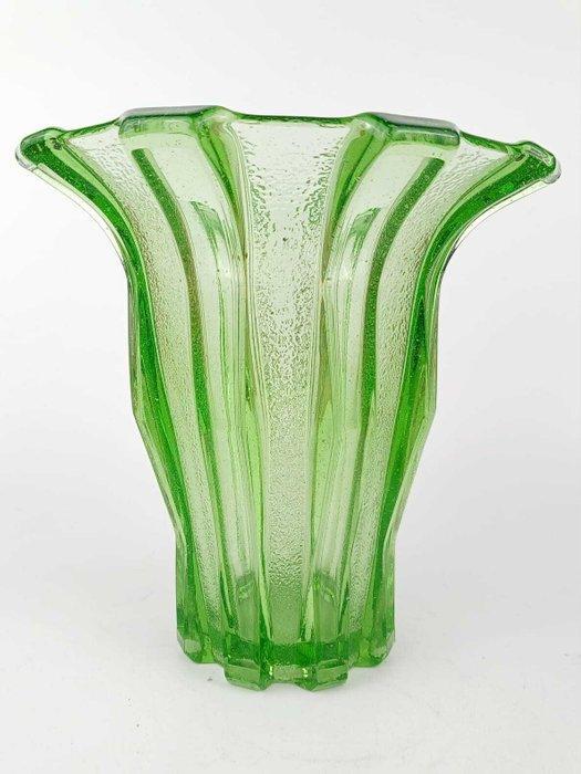 Verreries de Scailmont - Henri Heemskerk - Vaas - Cubiste -, Antiek en Kunst, Kunst | Designobjecten