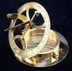 Nautisch kompas - Messing - Nautisch Kompas met Zonnewijzer