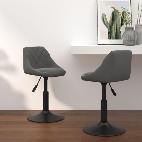 Draaistoelen Fluweel Grijs - Retourdeal - 35% Korting!, Huis en Inrichting, Stoelen, Twee, Grijs, Nieuw, Ophalen of Verzenden