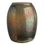 Pols Potten Vase checkered brown L, Huis en Inrichting, Woonaccessoires | Vazen, Nieuw, Ophalen
