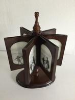 Standaard - Glas, Hout - Foto carrousel, Antiek en Kunst