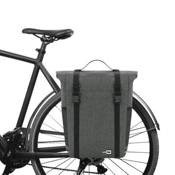 Lastpak Enkele Fietstas 15 Liter Donkergrijs: Ruim & Wate...