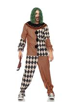 Creepy Circus Clown Kostuum Heren, Kleding | Heren, Carnavalskleding en Feestkleding, Ophalen of Verzenden, Nieuw