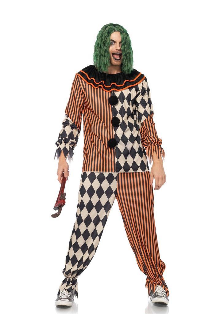 Creepy Circus Clown Kostuum Heren, Kleding | Heren, Carnavalskleding en Feestkleding, Nieuw, Ophalen of Verzenden