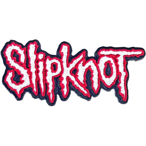 Slipknot - Logo Red Border - patch officiële merchandise, Verzamelen, Muziek, Artiesten en Beroemdheden, Kleding, Nieuw, Ophalen of Verzenden