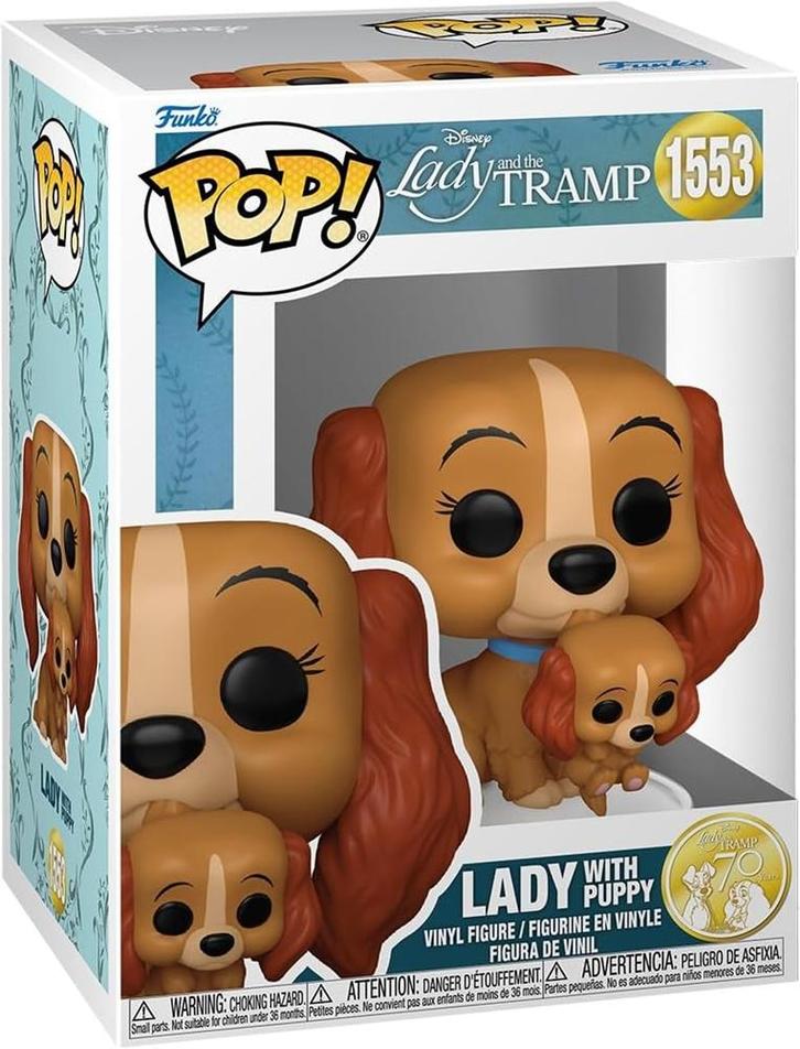 Funko Pop! - Lady and the Tramp - Lady with Puppy #1553 |, Verzamelen, Poppetjes en Figuurtjes, Nieuw, Verzenden