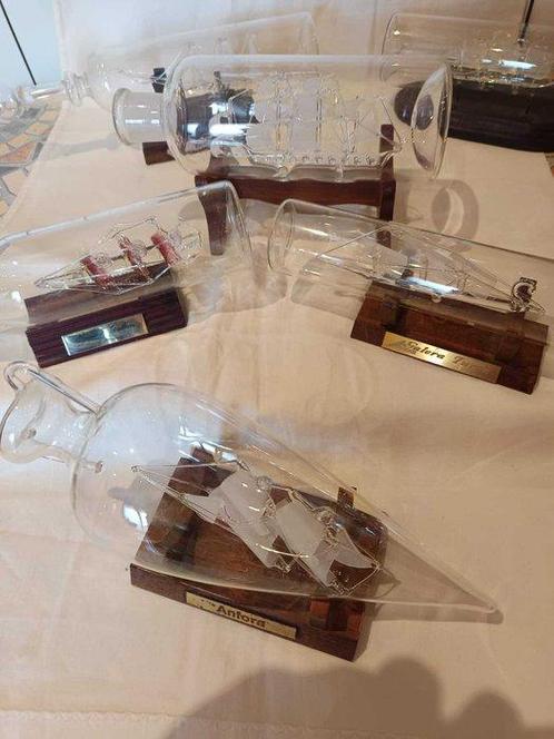 Themacollectie - Glazen fles met boot, Antiek en Kunst, Antiek | Speelgoed