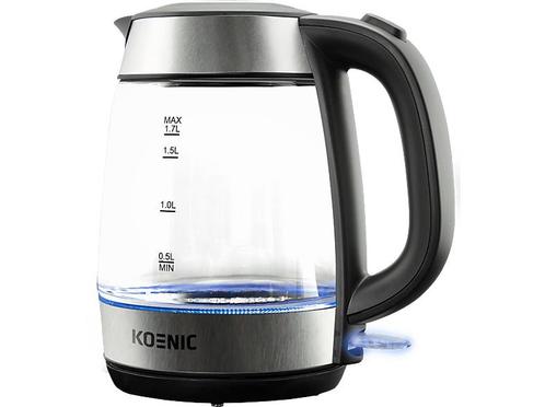 Koenic -  Kwk 2220 Waterkoker  - Zilver, Witgoed en Apparatuur, Waterkokers, Nieuw, 1 tot 2 liter, Verzenden