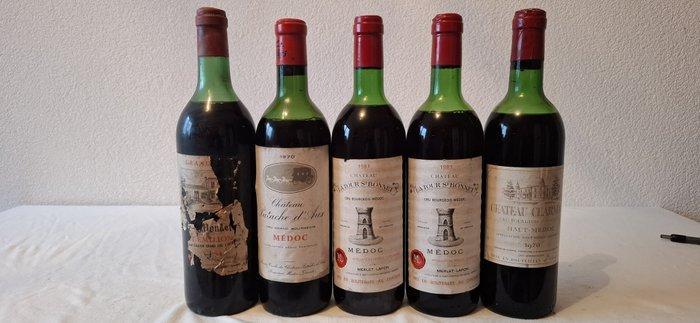 1981 x 2 Chateau La Tour St Bonnet 1970 Chateau Patache, Verzamelen, Wijnen