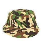Bucket Hat Camouflage Vlekken Patroon Beige Bruin Zwart G..., Verzenden, Nieuw