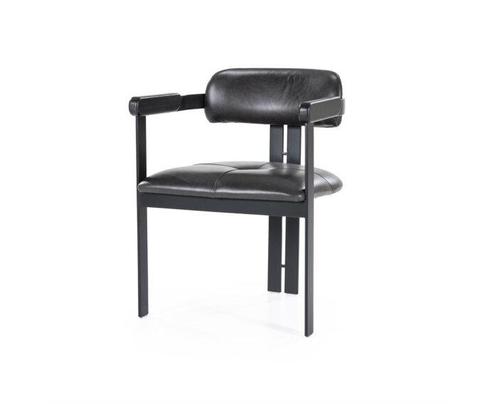 Eetkamerstoel Morris - zwart | Eleonora, Huis en Inrichting, Stoelen, Nieuw, Ophalen of Verzenden