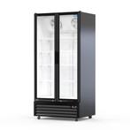 Horeca drank koeling - Glas deur koelkast zwart - 800 L, Zakelijke goederen, Horeca | Keukenapparatuur, Ophalen of Verzenden, Koelen en Vriezen