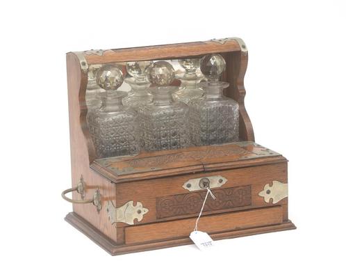 Een E.R. Moore en Co. likeurkelder/ tantalus, Holland, Antiek en Kunst, Curiosa en Brocante