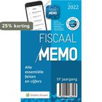 Fiscaal Memo / 2022 9789013168495, Boeken, Verzenden, Zo goed als nieuw