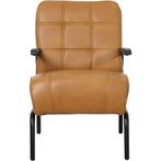 Leren fauteuil Ahead - Granada Sahara (cognac), Huis en Inrichting, Fauteuils, Nieuw, Ophalen of Verzenden, Leren fauteuil Ahead - Granada Sahara (cognac) past perfect in uw interieur als u woonstijl: Bohemian, Eigentijds, Industrieel, Klassiek, Modern, Retro, Romantisch, Scandinavisch, Vintage is.