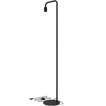 Calex Vloerlamp 155 cm zwart 180cm snoer en schakelaar E27 beschikbaar voor biedingen