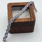 Armband - 18 karaat Witgoud - 7.76ct. tw. Tanzaniet -, Nieuw