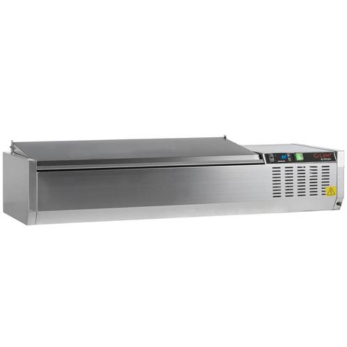 Opzetkoelvitrine | G-LINE | 4x 1/3 GN | +2°C/+8°C |, Zakelijke goederen, Horeca | Keukenapparatuur, Nieuw in verpakking, Verzenden