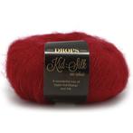 DROPS Kid-Silk Uni Colour - 14 rood - Mohair Garen, Ophalen of Verzenden, Nieuw