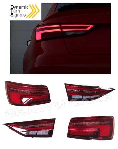 Facelift Dynamische LED Achterlichten voor Audi A3 8V Sedan, Auto diversen, Tuning en Styling, Ophalen of Verzenden