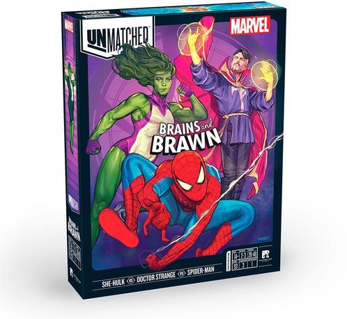 Unmatched Marvel: Brains and Brawn | Restoration Games -, Hobby en Vrije tijd, Gezelschapsspellen | Bordspellen, Nieuw, Verzenden