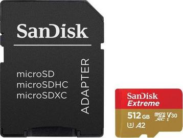 SanDisk Extreme - MicroSDXC - 512GB - beschikbaar voor biedingen