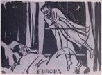 Spotprent met Haile Selassie als spook voor Europa (Lithos), Verzenden