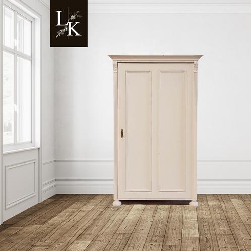 Landelijke klassieke kast, eendeurs, legkast, linnenkast, Antiek en Kunst, Antiek | Meubels | Kasten