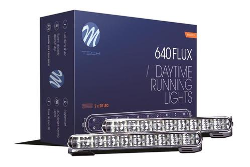 M-Tech LED Dagrij vedrlichting set - Langwerpig 215mm, Auto diversen, Tuning en Styling, Verzenden